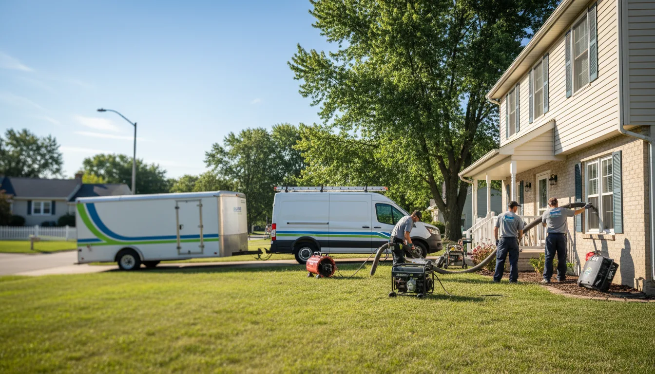 Flooded Basement Restoration And Cleanup With Repair in Central City, IA near me